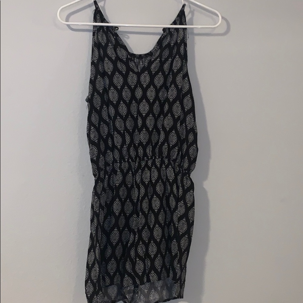 Black design dress